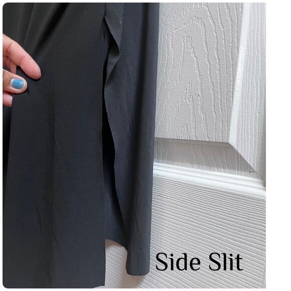 Aqua Green Black High Neck One Piece Attached Brief Swim Dress Plus Size 24 New - Picture 6 of 13